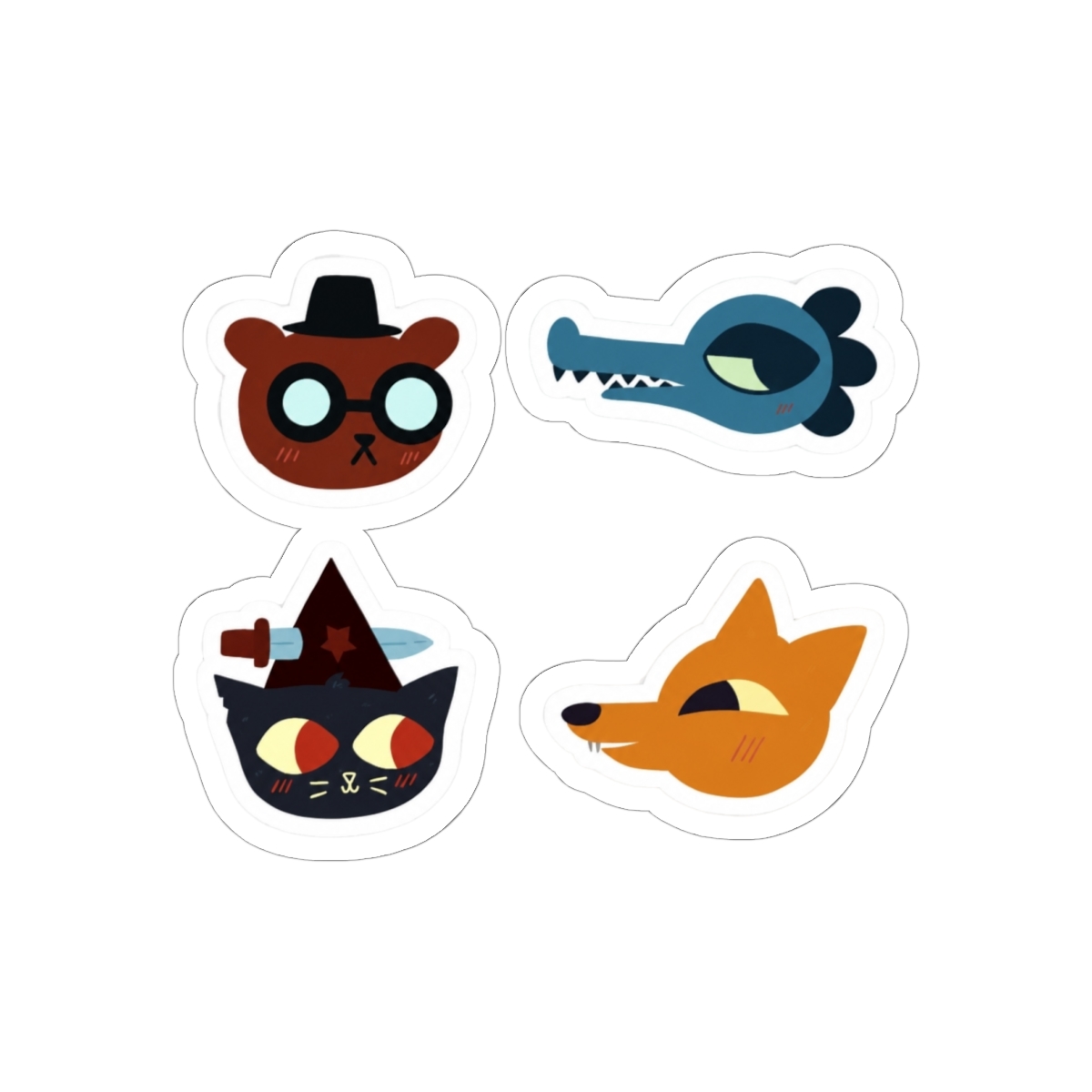 angus, mae, gregg & bea night in the woods nitw - alternate angle 2, merchandise