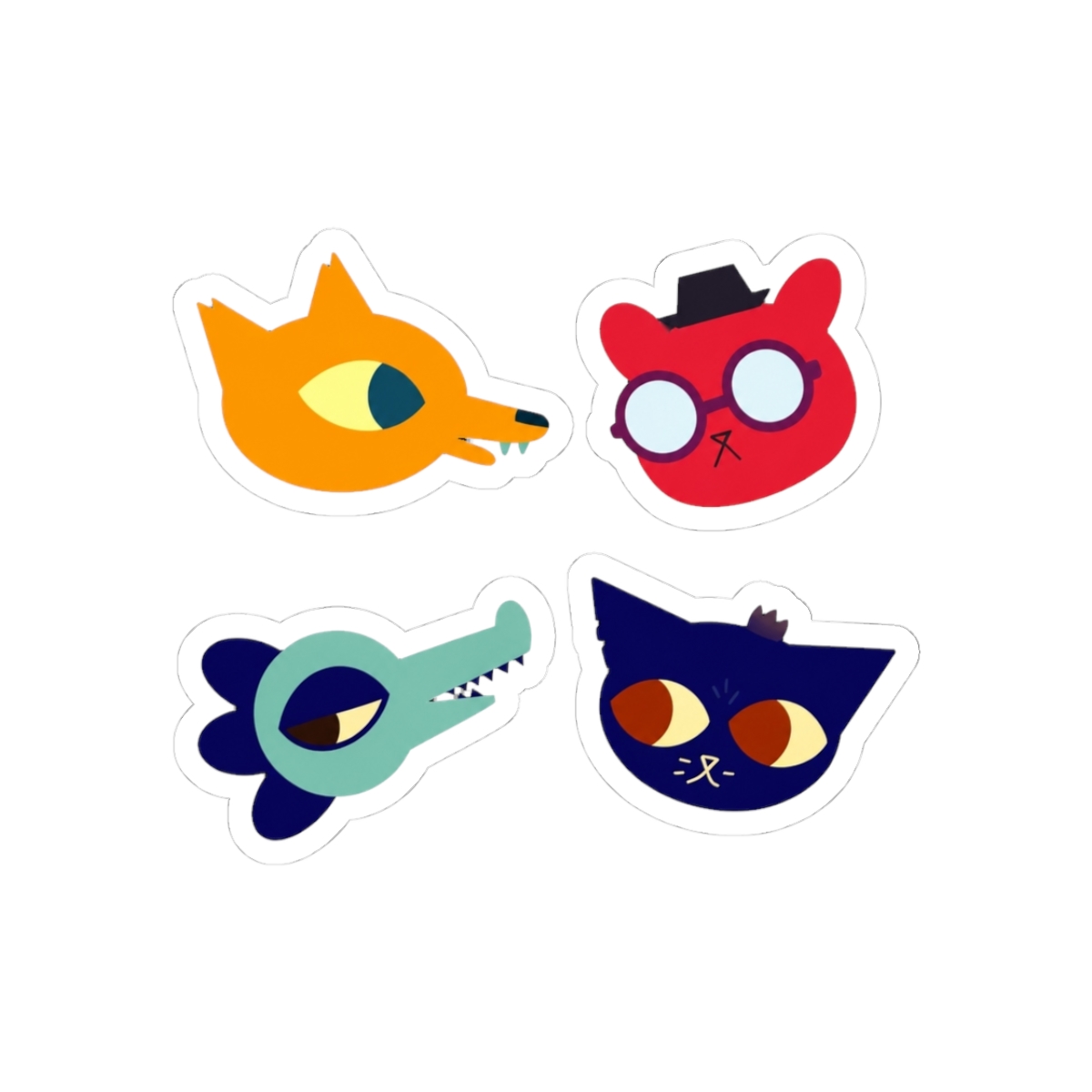 Night in the Woods sticker set - Official stickers merchandise