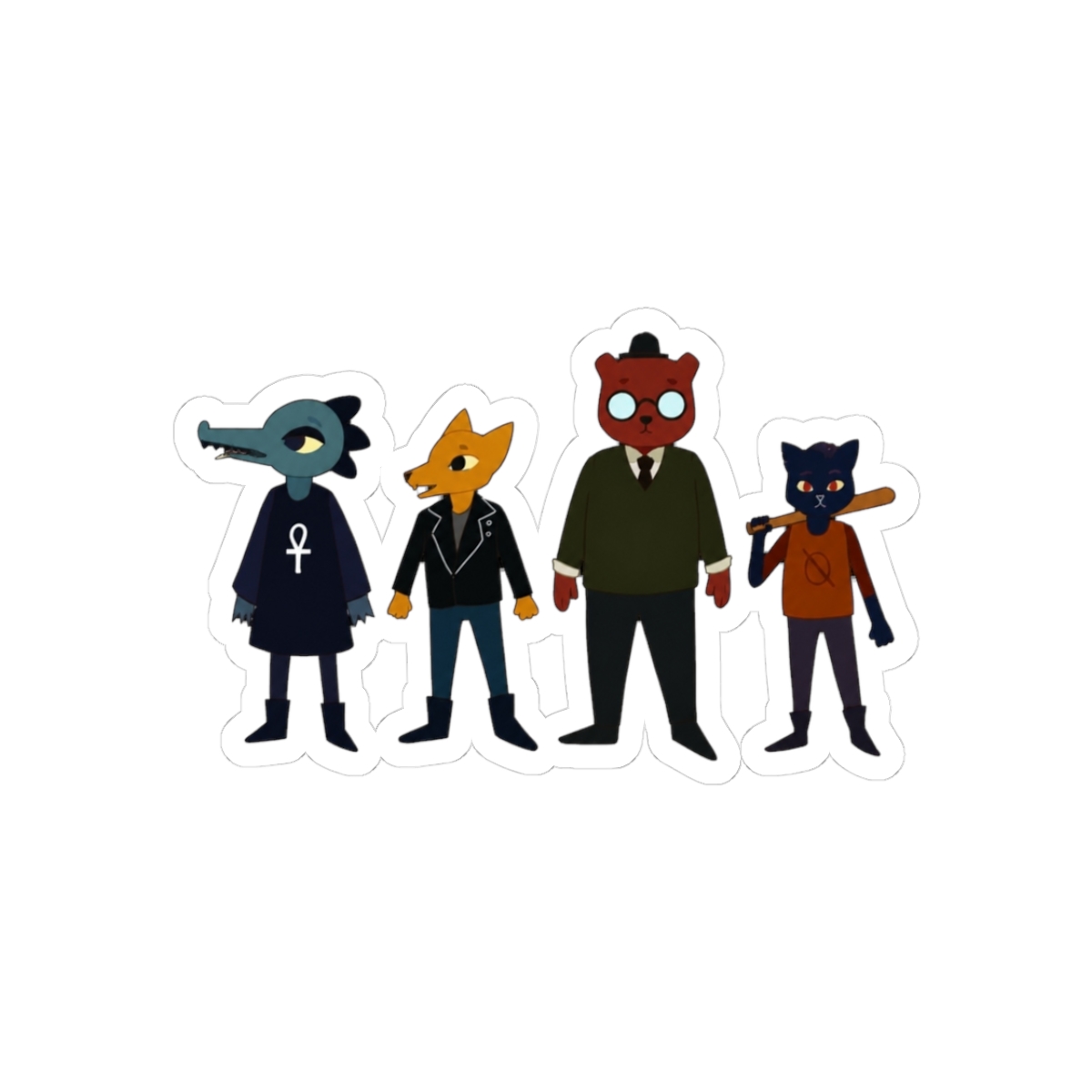 Night in the woods stickers - Official stickers merchandise