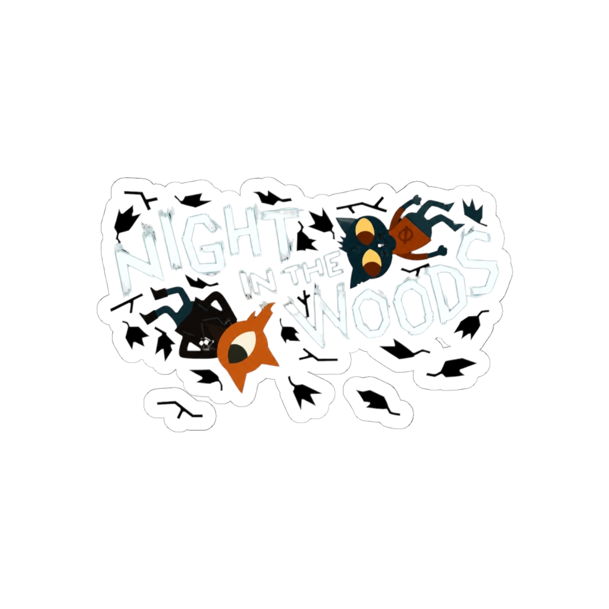 Night In The Woods Dark - Night in the Woods official Stickers merch