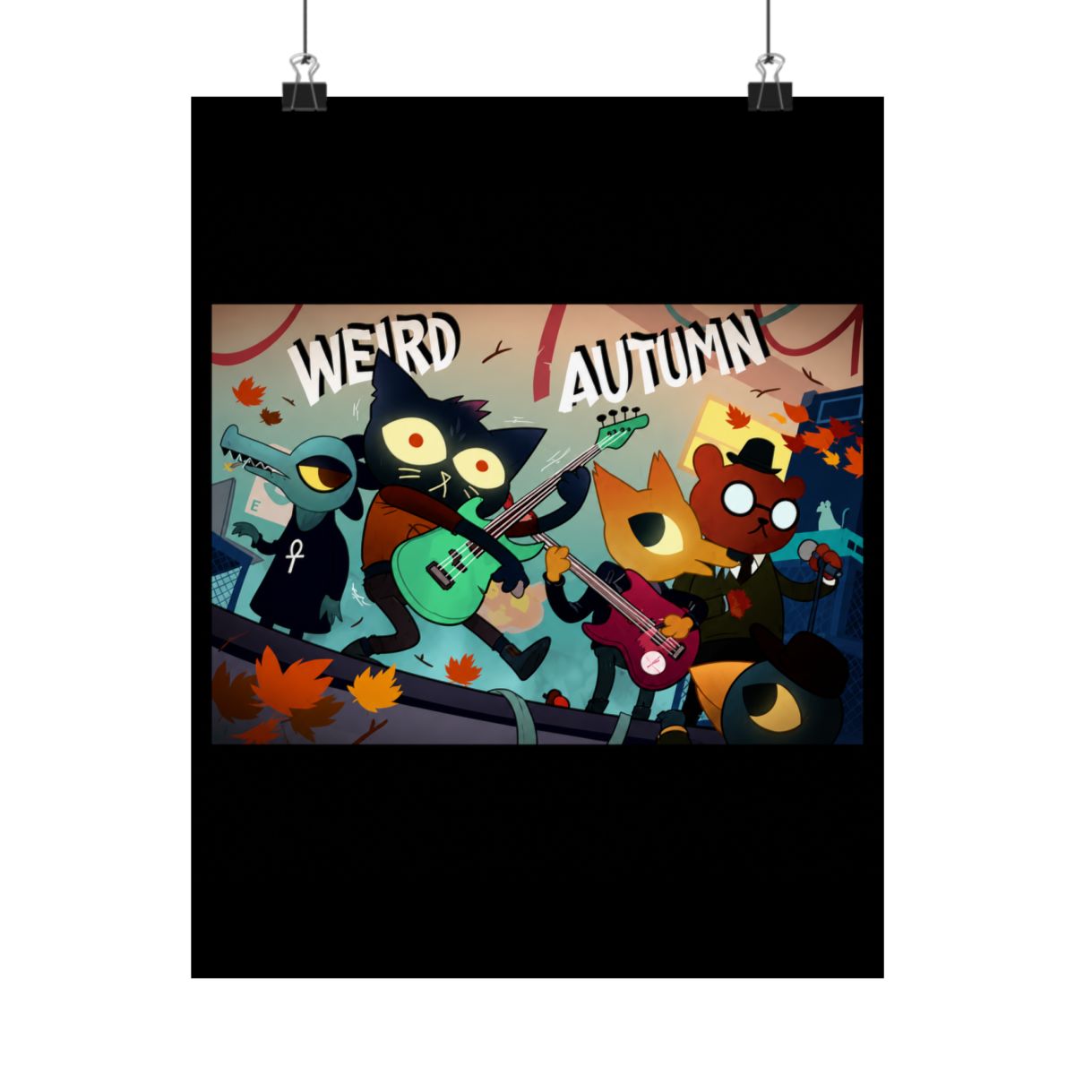 Night in the woods weird autumn poster HD - alternate angle 4, merchandise