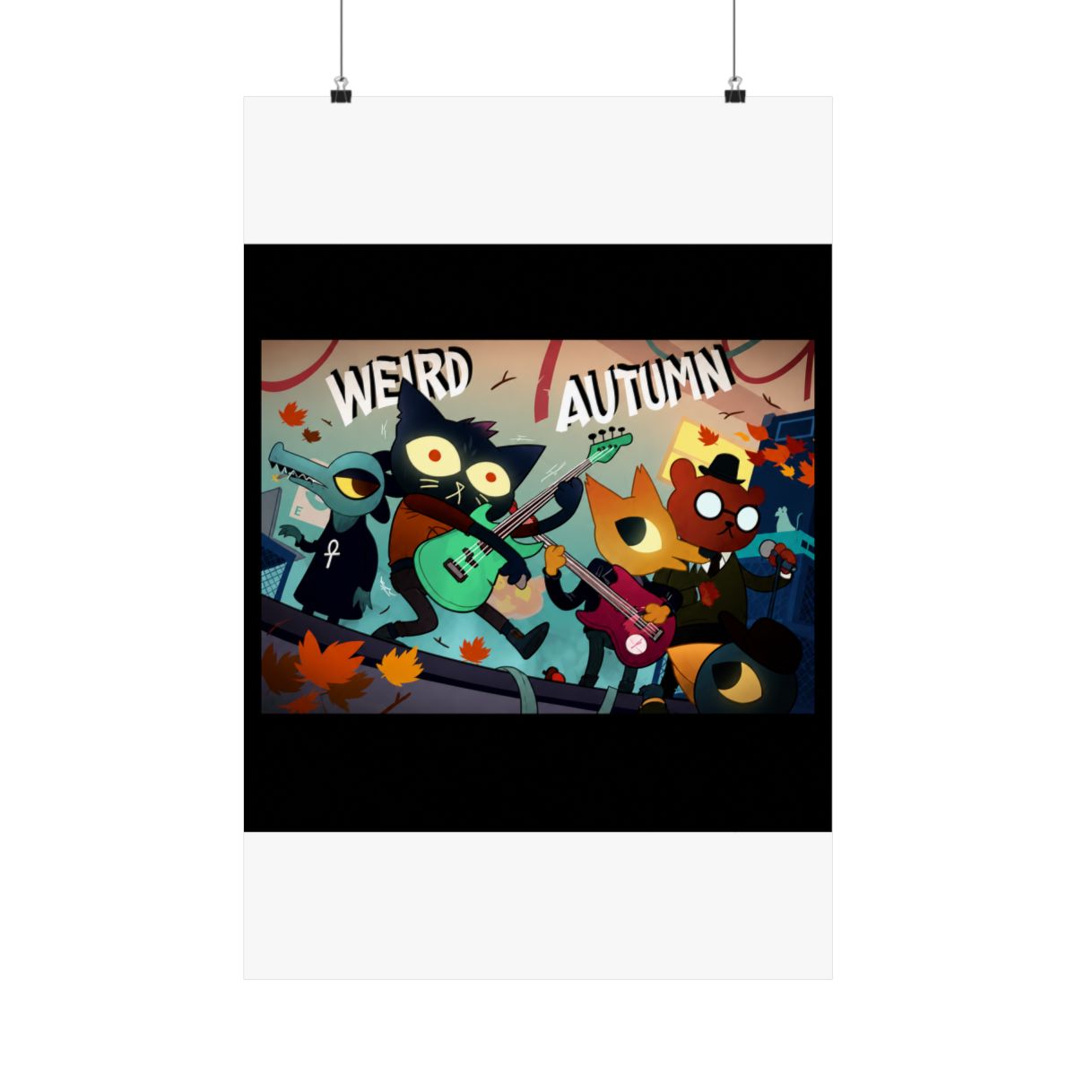 Night in the woods weird autumn poster HD - Official posters merchandise