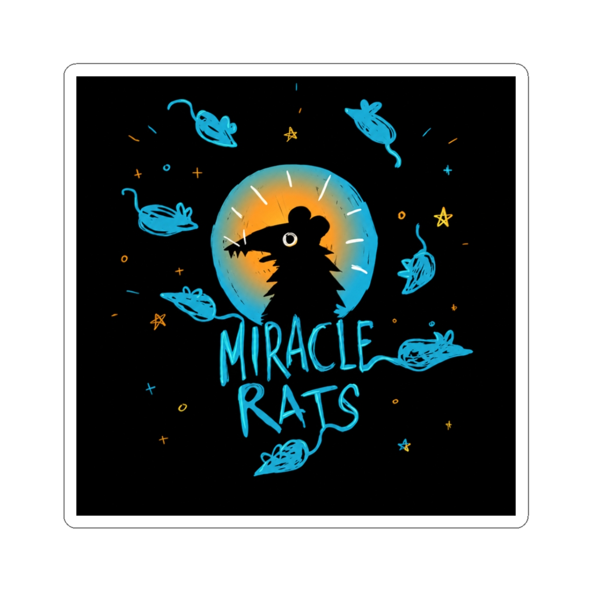 Night In The Woods Miracle Rats Sticker - Official stickers merchandise