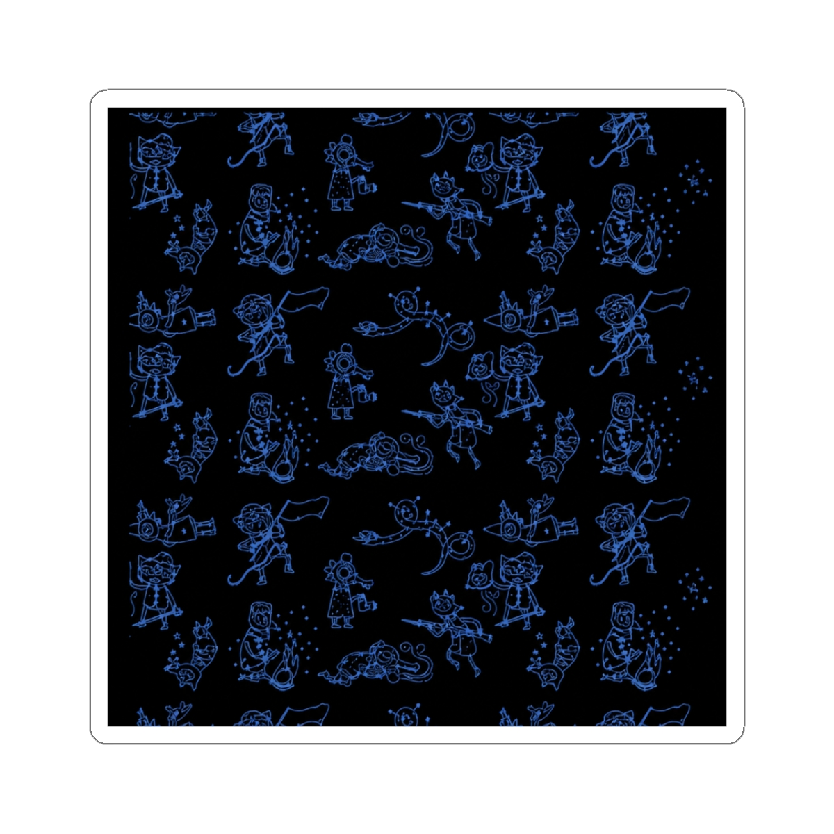 Night in the woods constellations Sticker - Official stickers merchandise