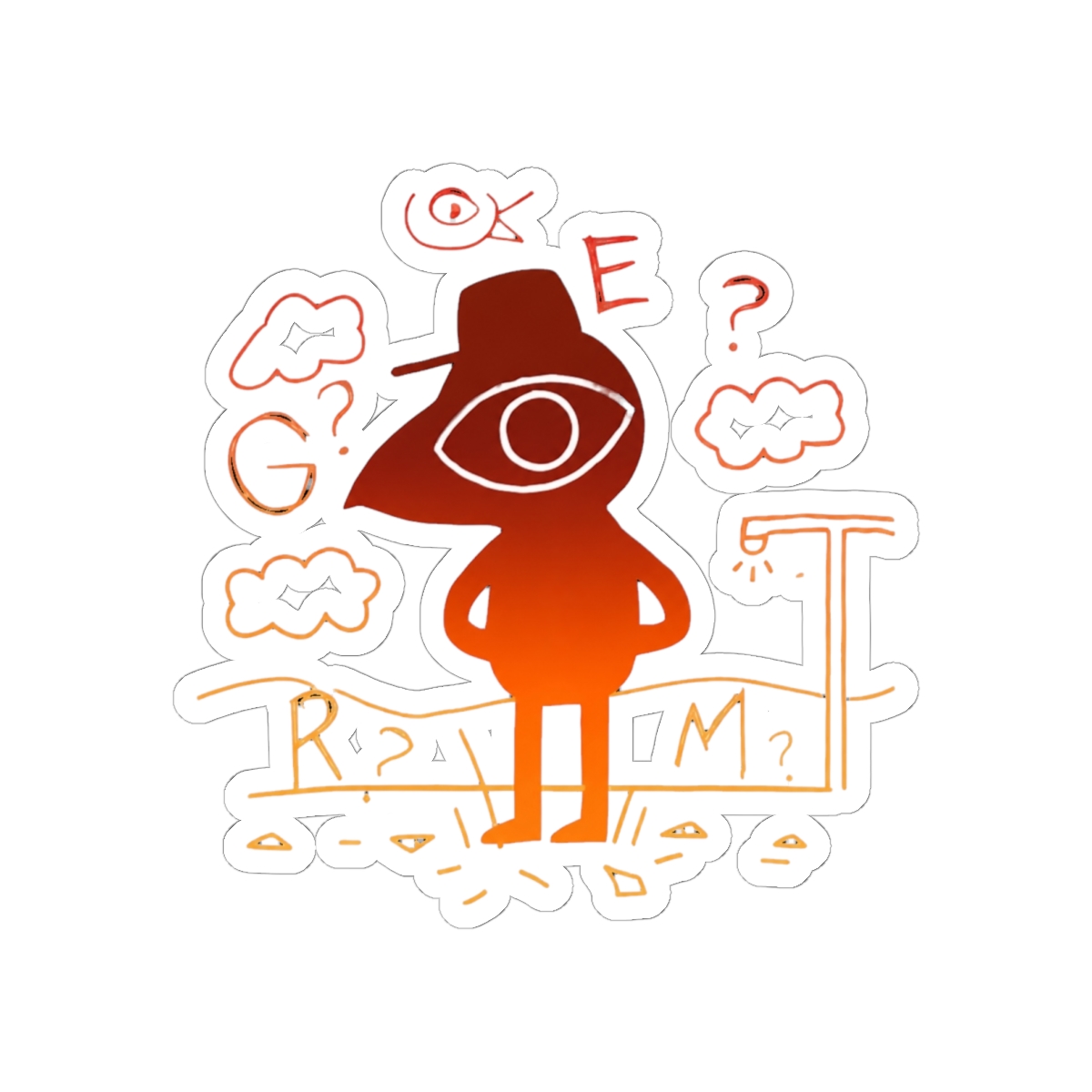 Night In The Woods Germ Sticker - alternate angle 2, merchandise