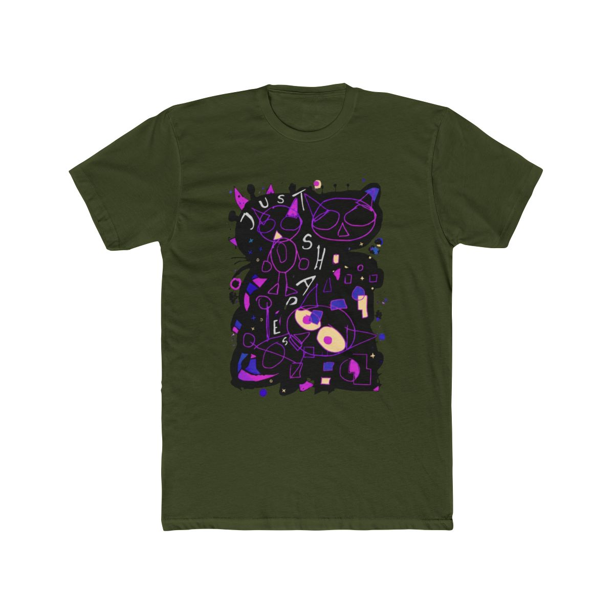 NIght In The Woods Shapes T Shirt - alternate angle 4, merchandise