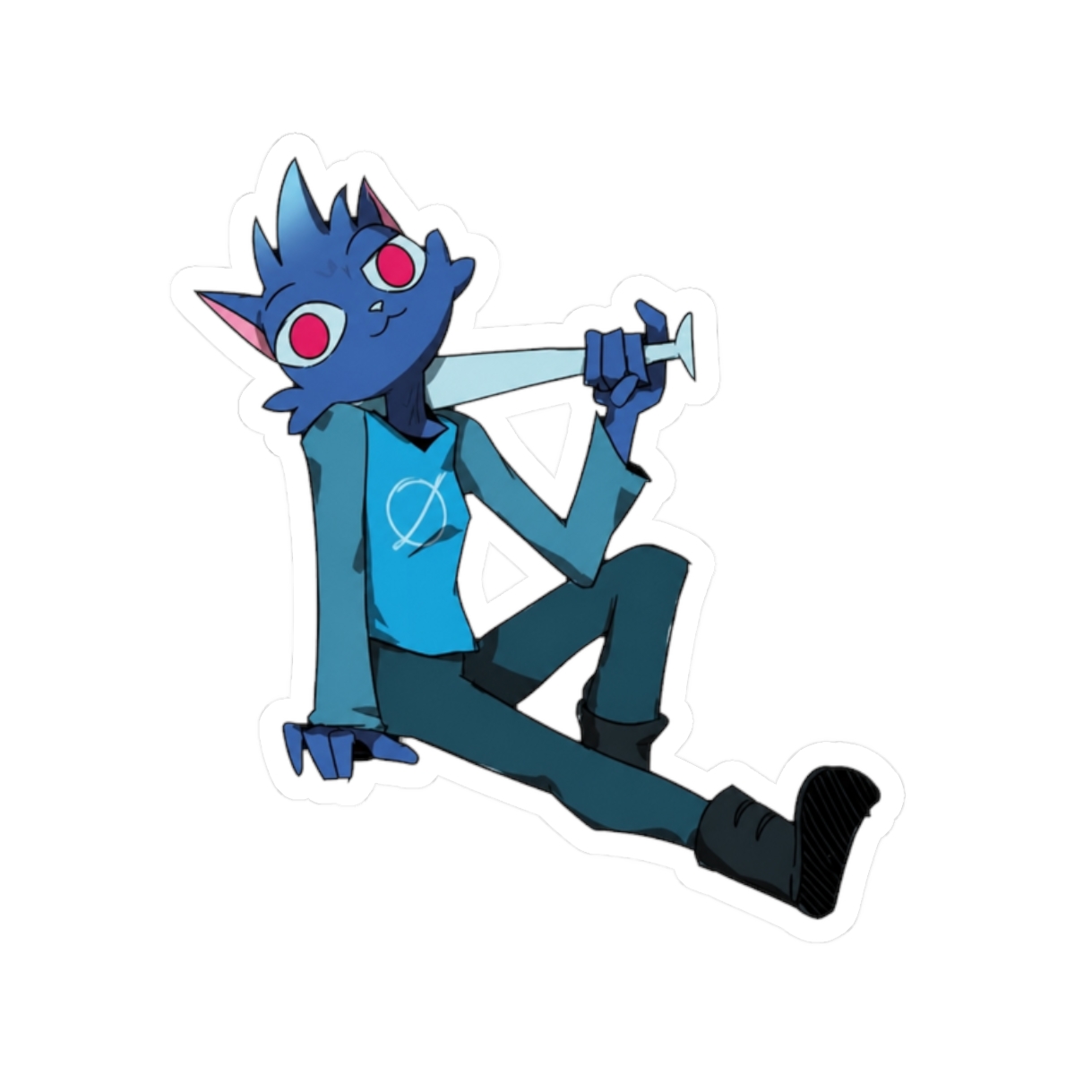 Mae from Night in the woods Sticker - alternate angle 3, merchandise