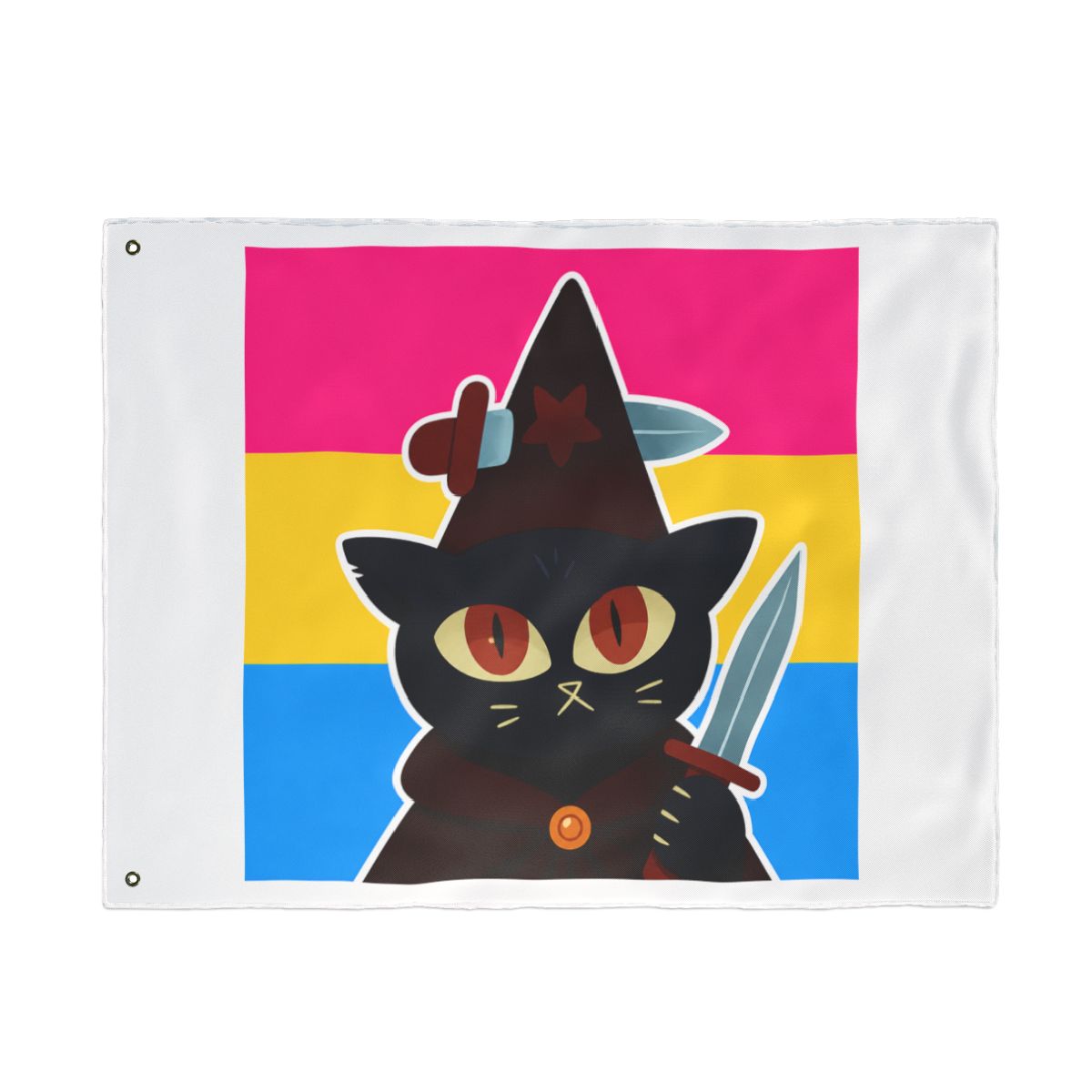 mae borowski night in the woods witchdagger pansexual pride flag - alternate angle 3, merchandise