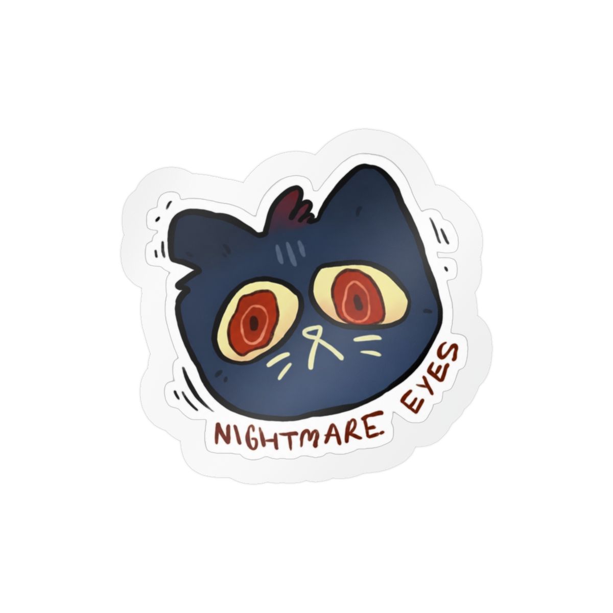 Night in the Woods Mae Sticker | Cute Vinyl Decal - alternate angle 4, merchandise