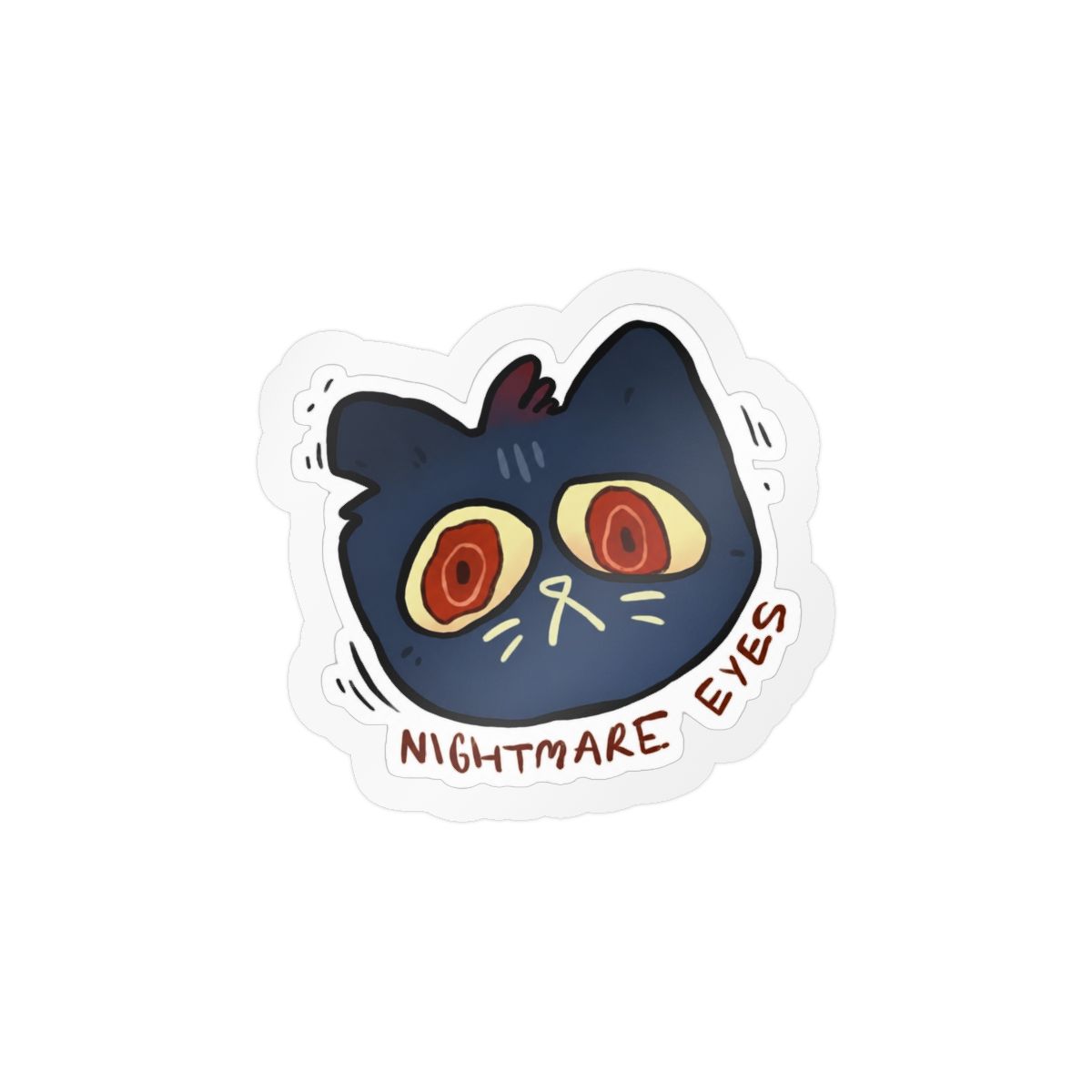 Night in the Woods Mae Sticker | Cute Vinyl Decal - alternate angle 5, merchandise