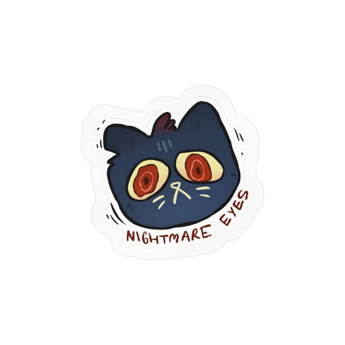 Night in the Woods Mae Sticker | Cute Vinyl Decal - alternate angle 1, merchandise