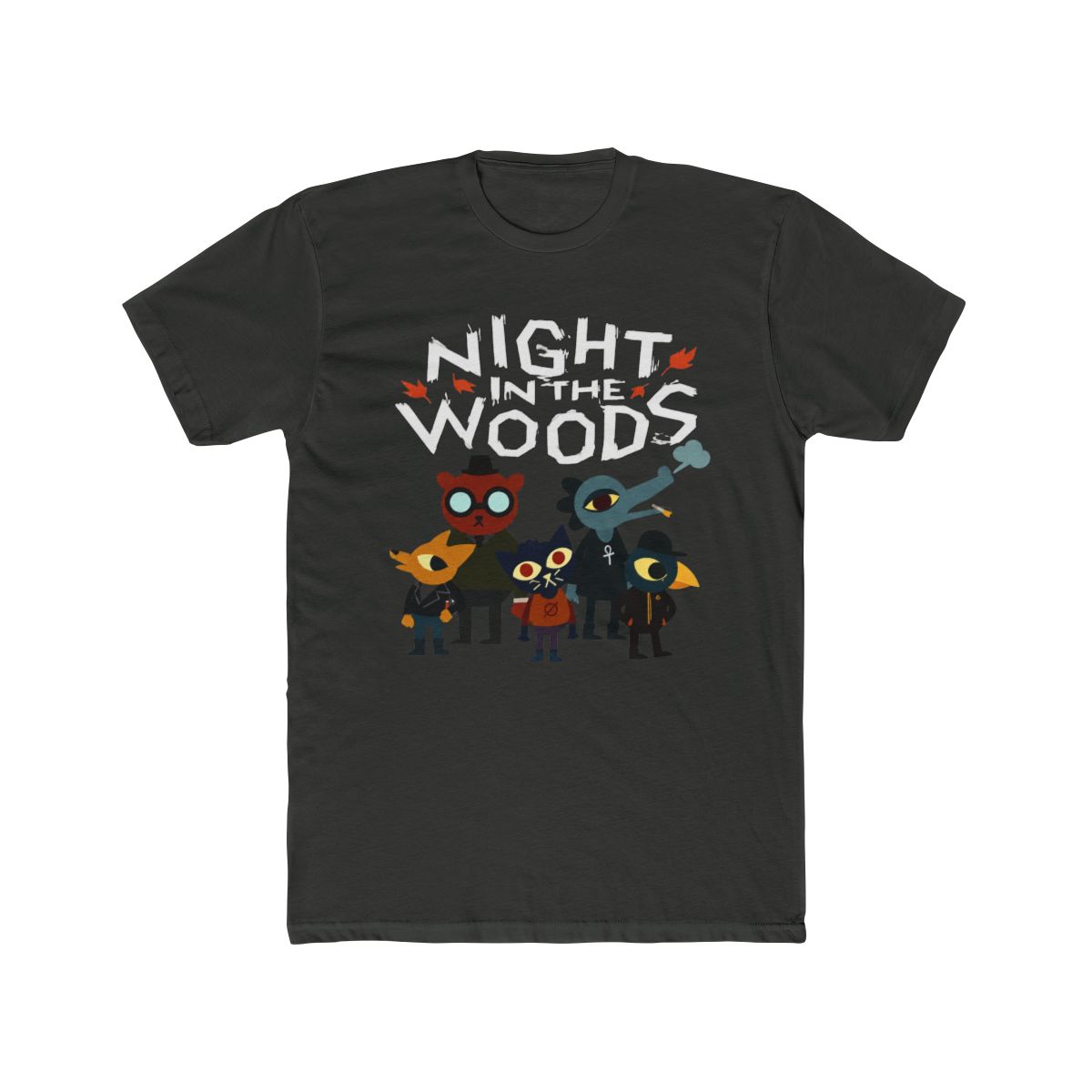Limited New Night in the Woods Single Player Adventure Game Logo T Shirt S-4XL - alternate angle 5, merchandise