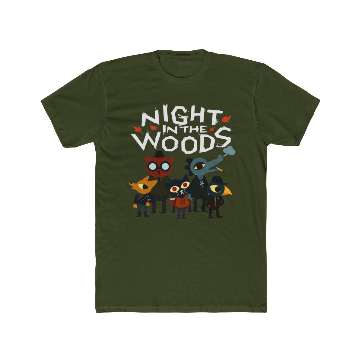 Limited New Night in the Woods Single Player Adventure Game Logo T Shirt S-4XL - alternate angle 4, merchandise