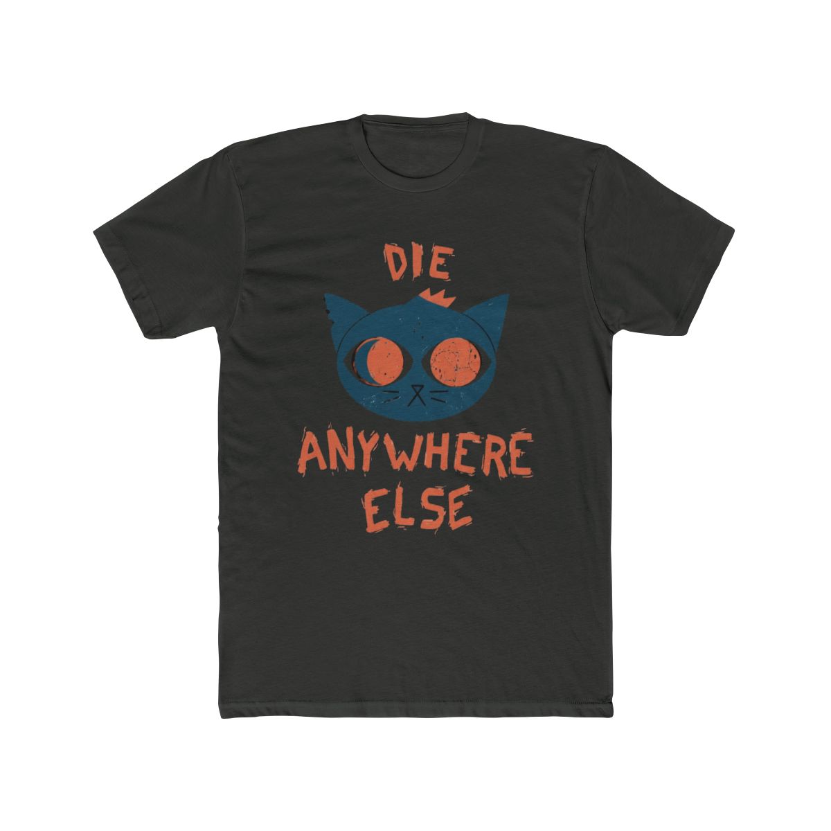 Night In The Woods Mae Bea Black Tees Shirt Clothing crew neck Screen Printed T Shirt - alternate angle 5, merchandise