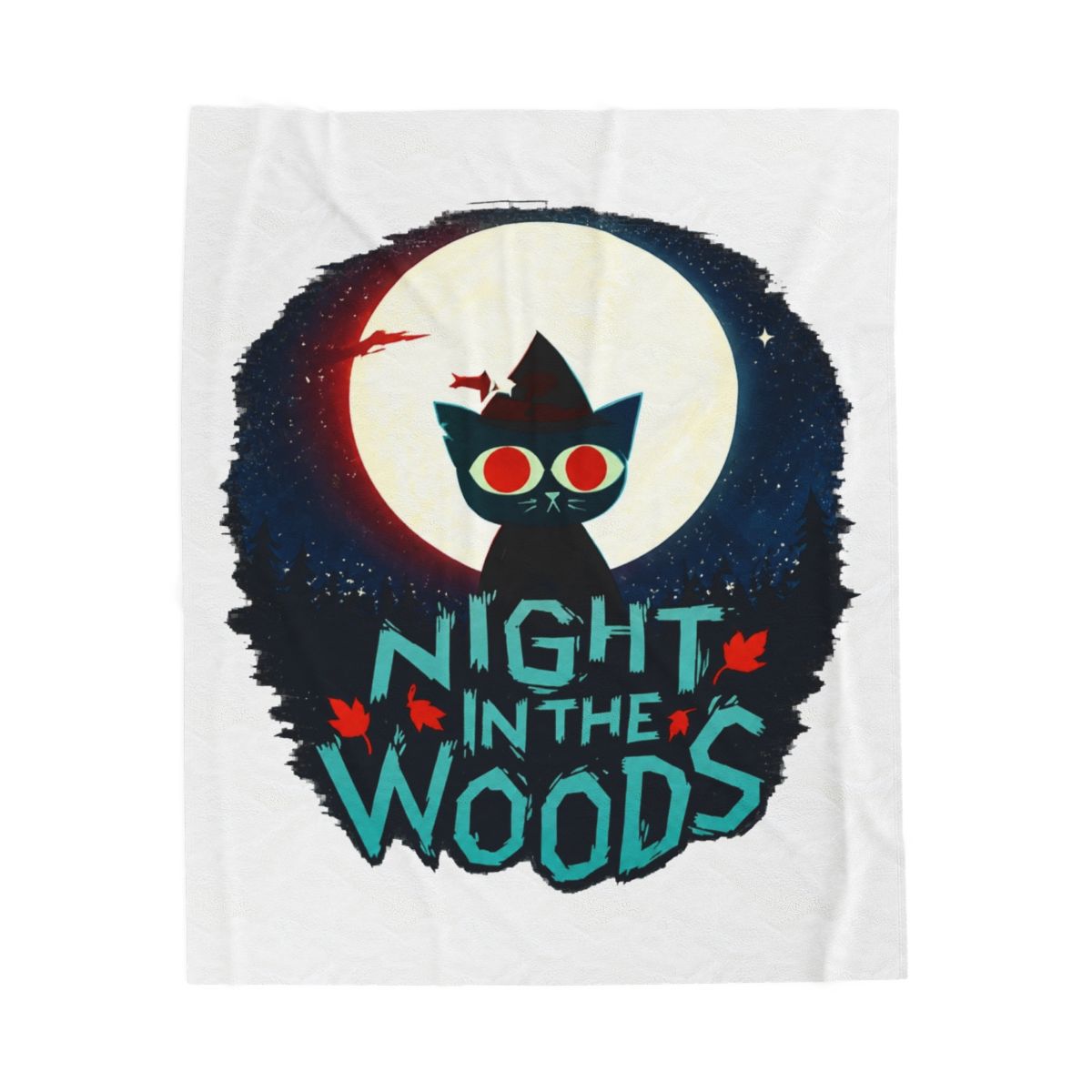 Night In The Woods Mae Witch Dagger Throw Blanket - alternate angle 3, merchandise