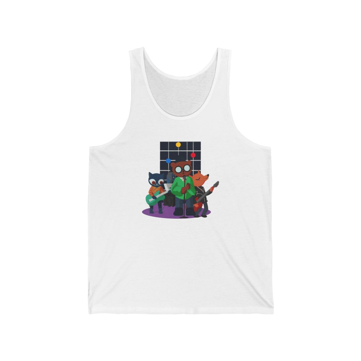 Hot Game Night In The Woods Main Characters Tank Top