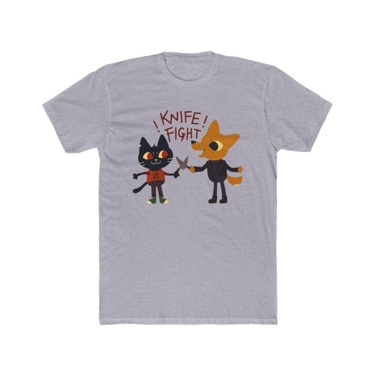 Night In The Woods Mae And Gregg Knife Fight T Shirt