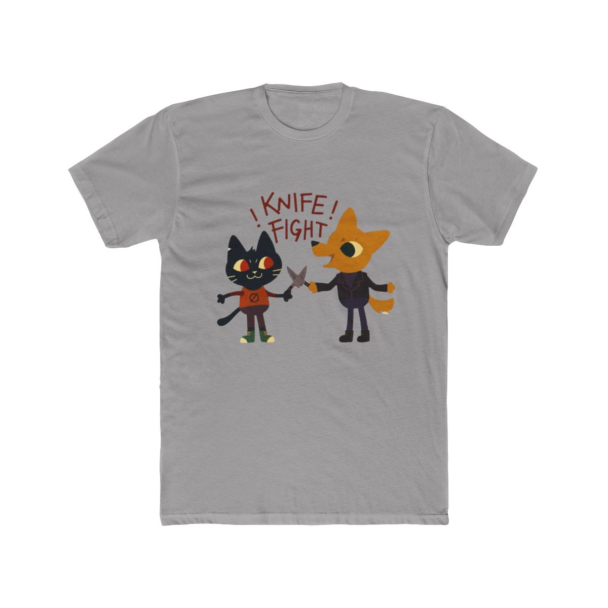Night In The Woods Mae And Gregg Knife Fight T Shirt