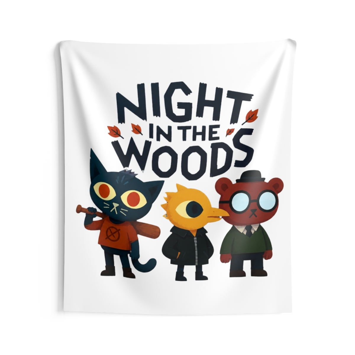 Night In The Woods All Characters Tapestry - alternate angle 5, merchandise