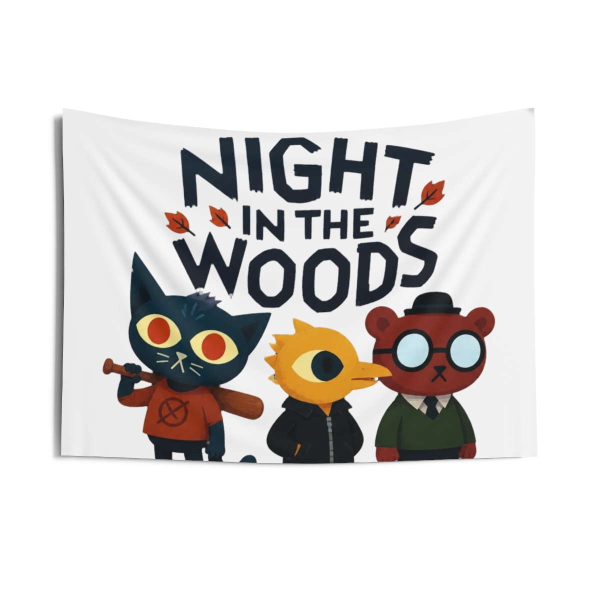 Night In The Woods All Characters Tapestry - alternate angle 2, merchandise
