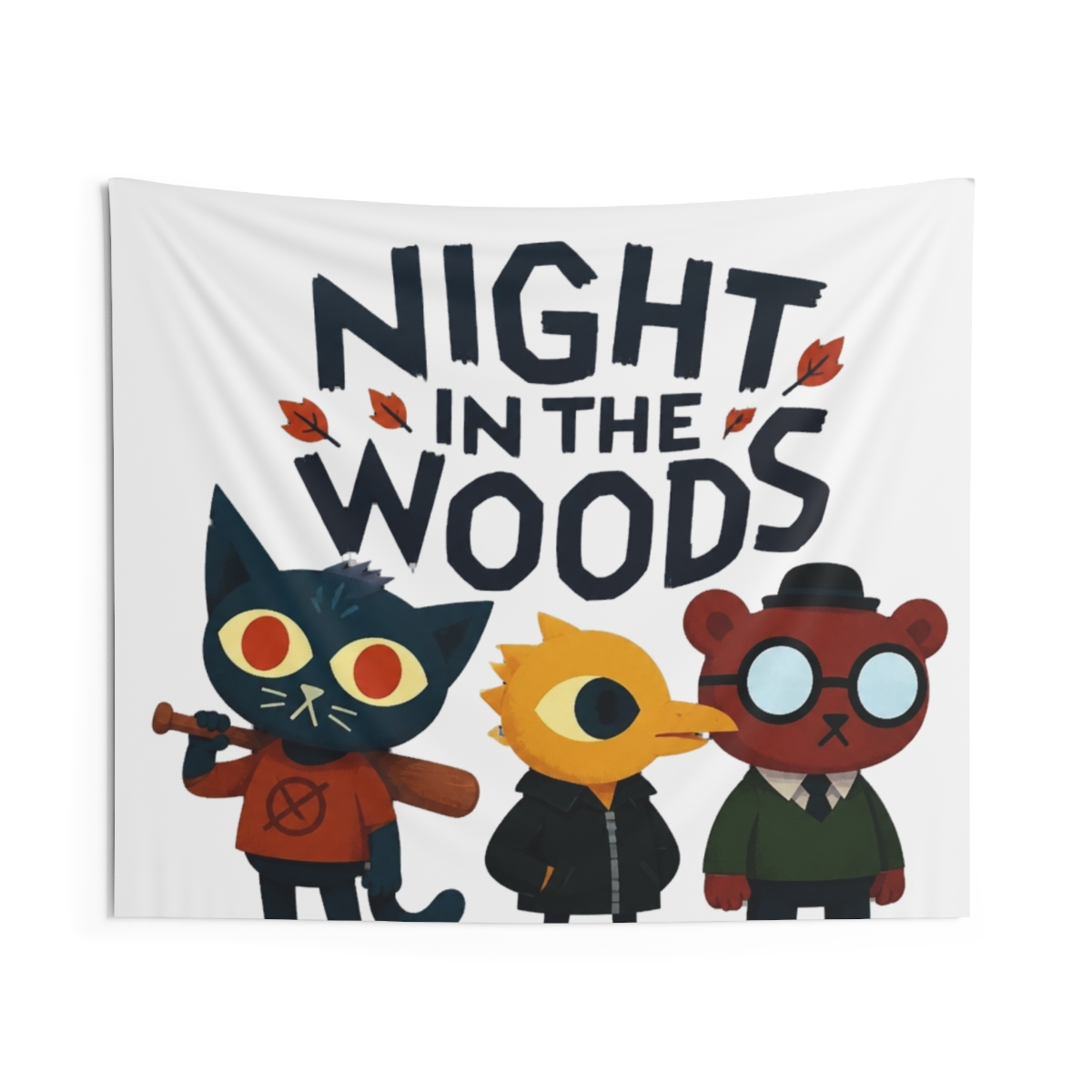 Night In The Woods All Characters Tapestry - alternate angle 3, merchandise