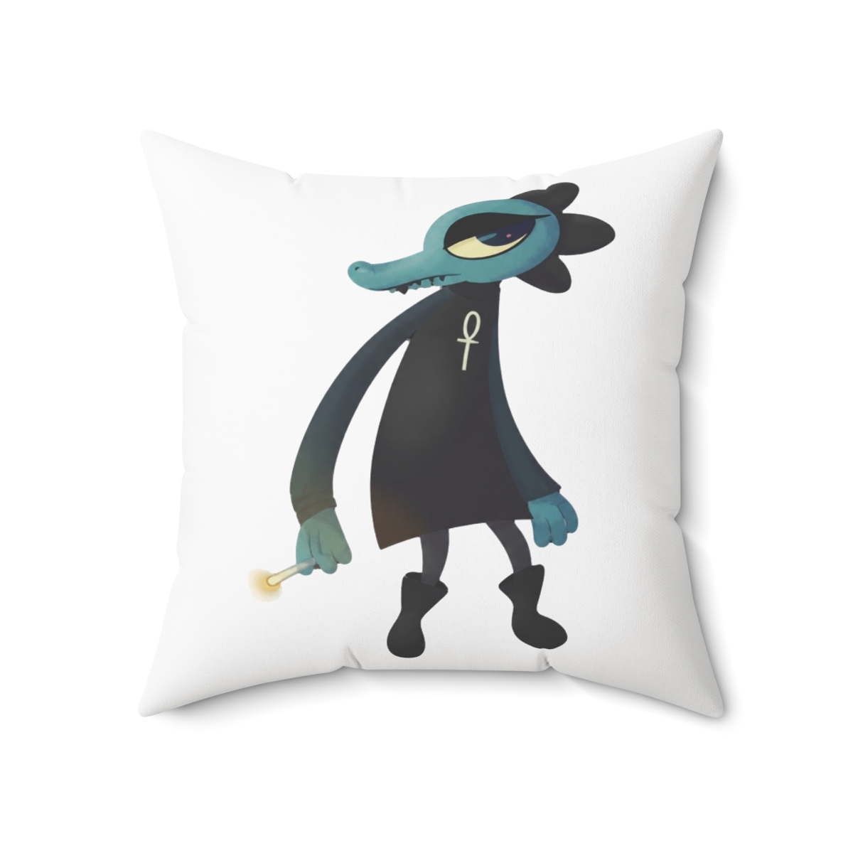 Hot Item Bea Night In The Woods Throw Pillow - alternate angle 5, merchandise