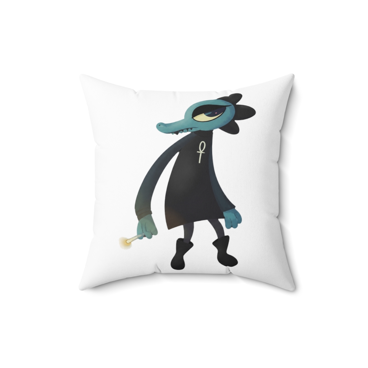 Hot Item Bea Night In The Woods Throw Pillow - alternate angle 2, merchandise