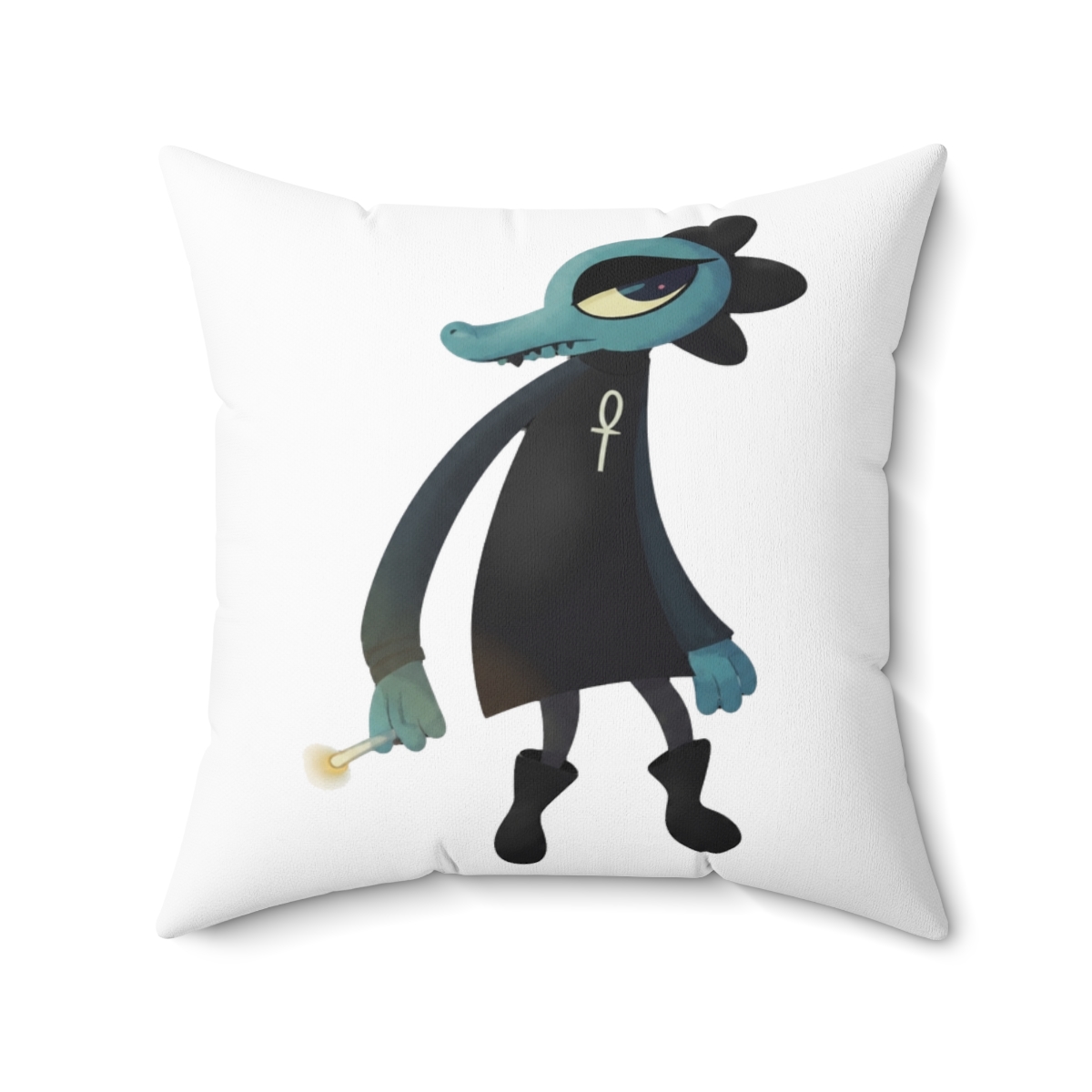 Hot Item Bea Night In The Woods Throw Pillow - alternate angle 4, merchandise