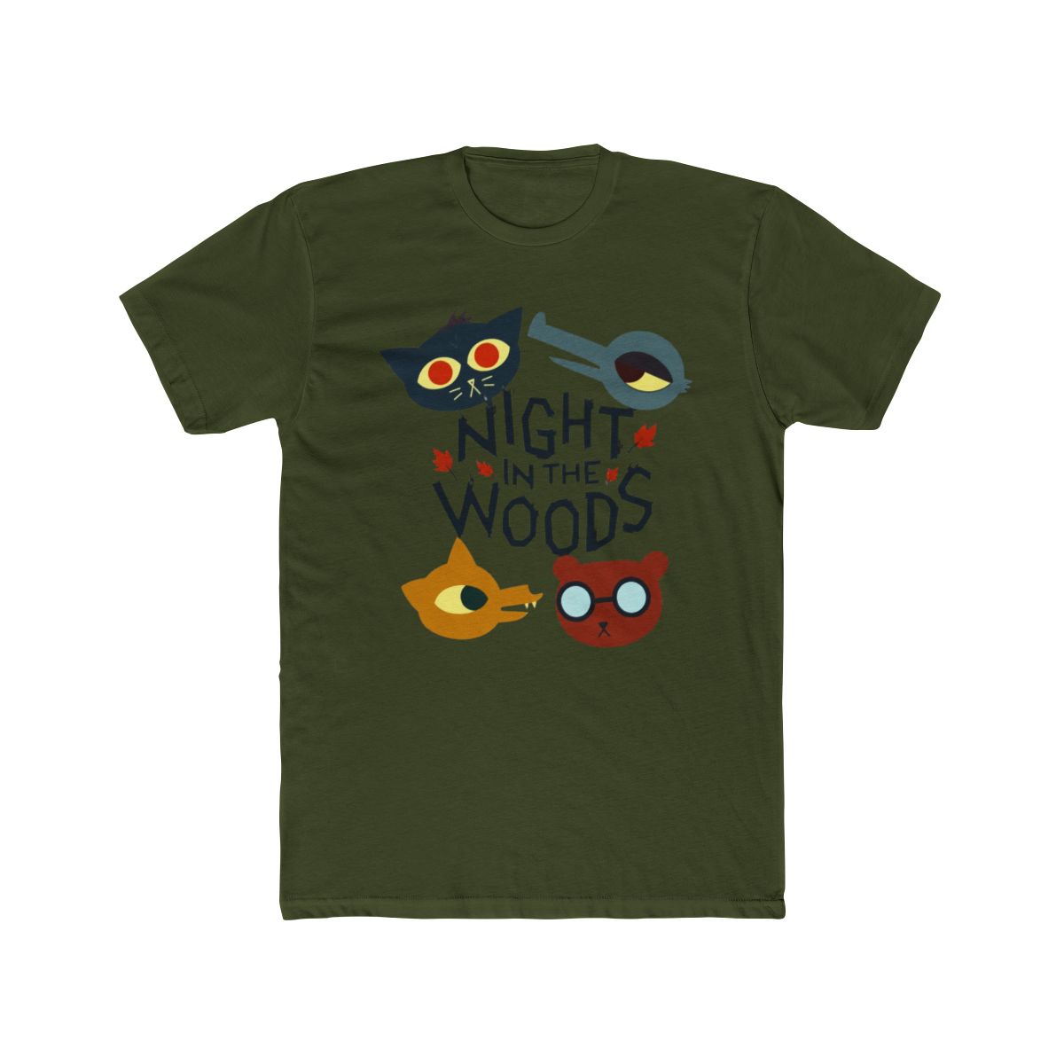 Video Game Night In The Woods All Characters T Shirt - alternate angle 4, merchandise