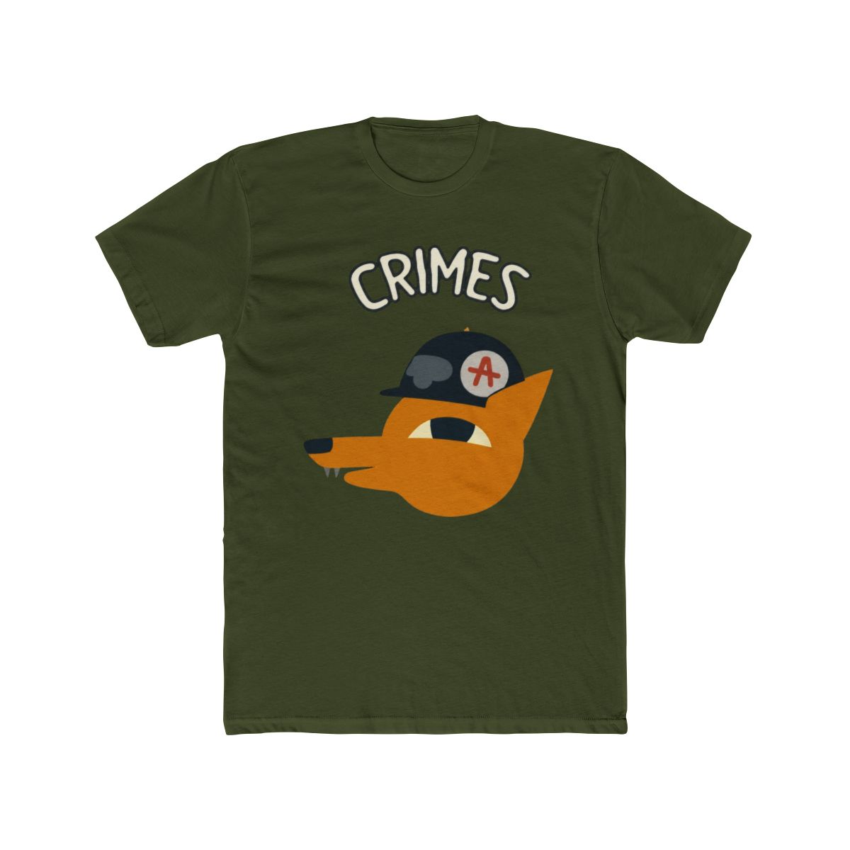 Night in the woods Gregg Crimes Baseball T Shirt - alternate angle 4, merchandise