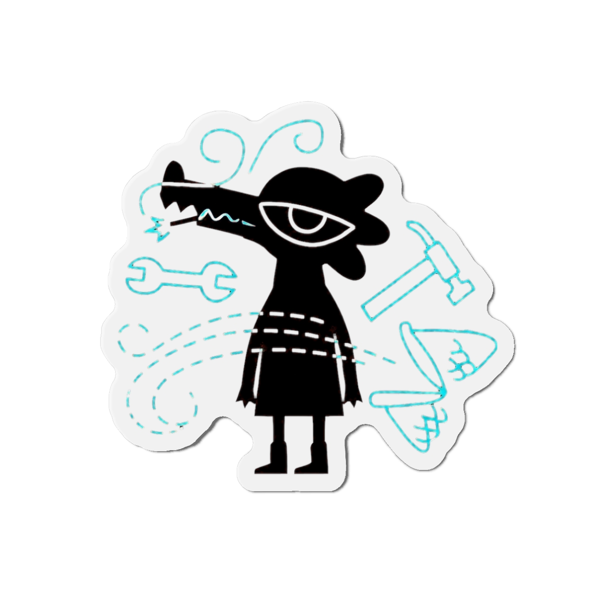 Night In The Woods Bea Magnet - alternate angle 1, merchandise
