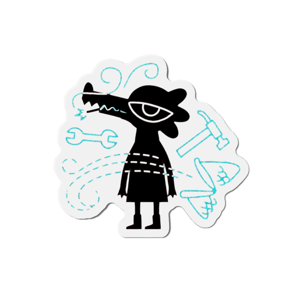 Night In The Woods Bea Magnet - alternate angle 4, merchandise