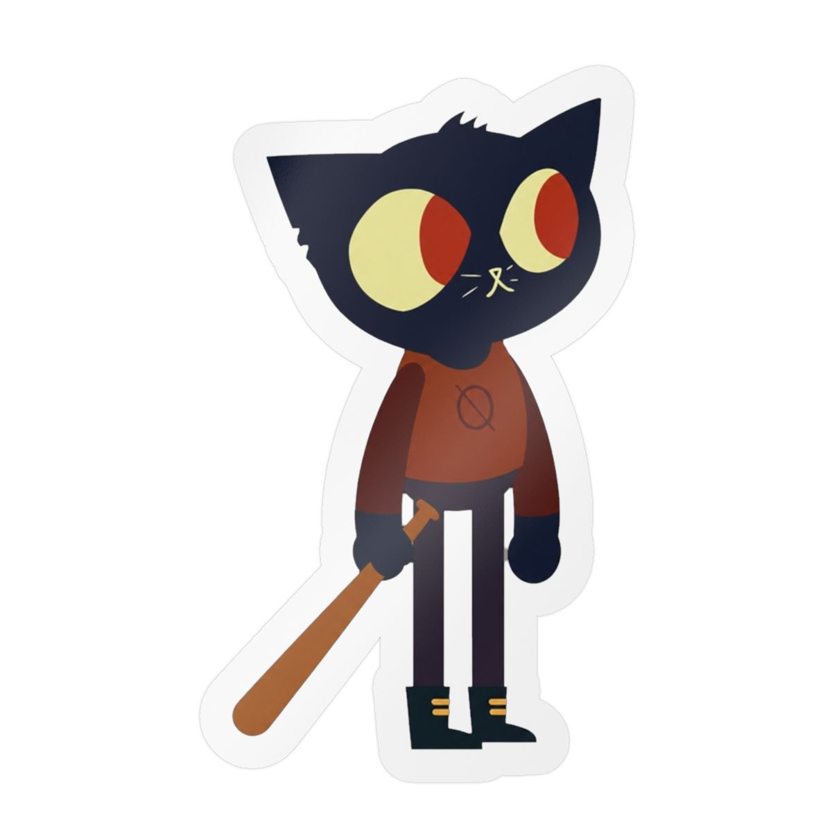 Night In The Woods Waterproof Vinyl Window Bumper Sticker Decal 5" - alternate angle 4, merchandise