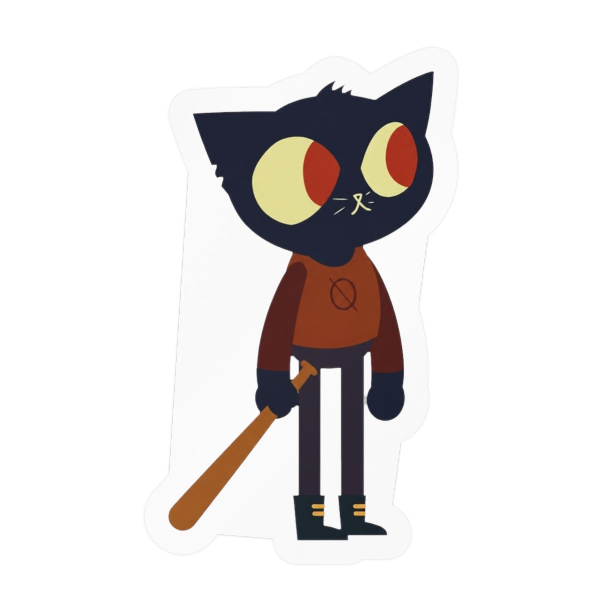 Night In The Woods Waterproof Vinyl Window Bumper Sticker Decal 5"