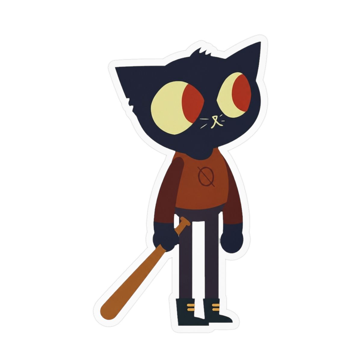 Night In The Woods Waterproof Vinyl Window Bumper Sticker Decal 5"