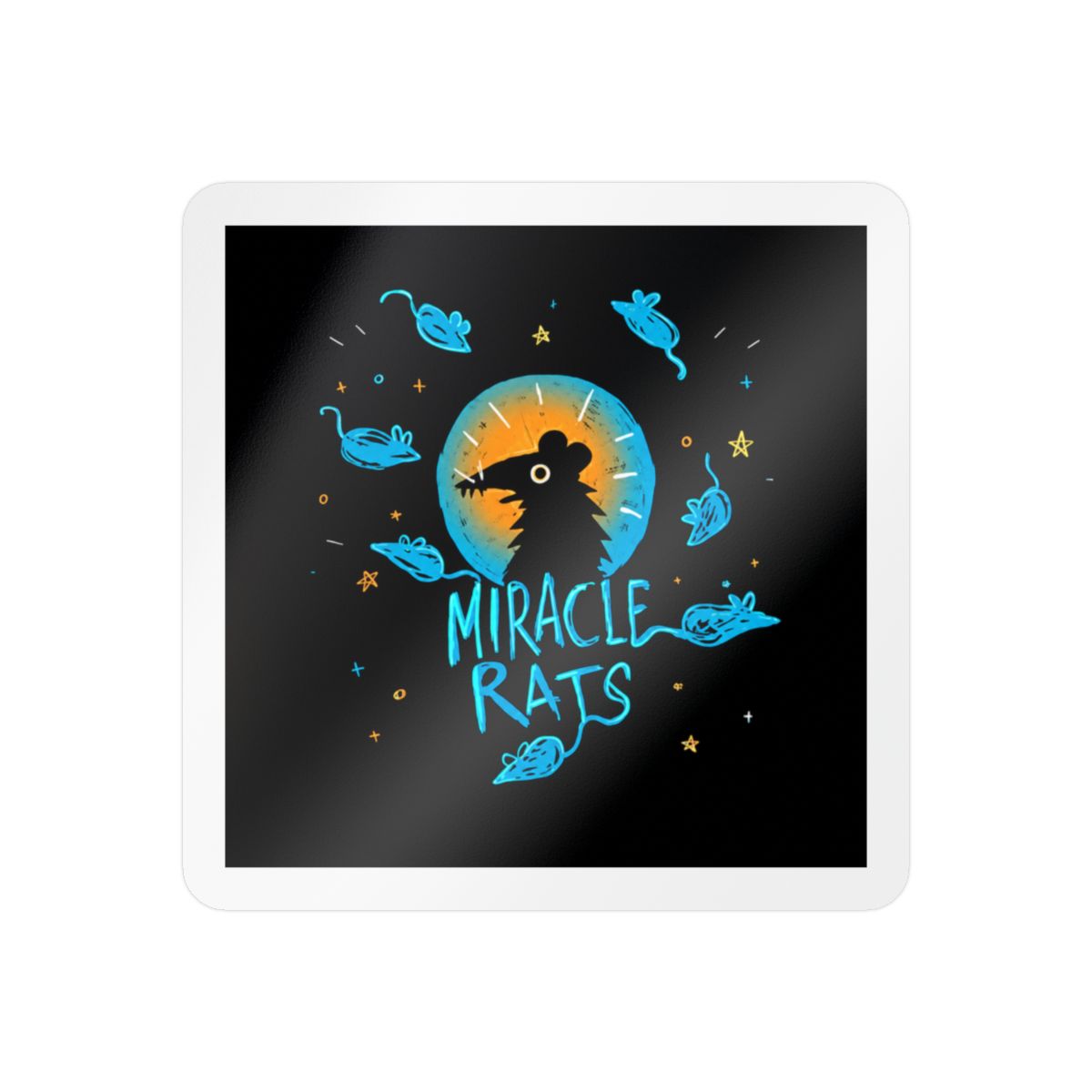 Night in The Woods Miracle Rats Bumper Sticker Window Water Bottle Decal 5" - alternate angle 4, merchandise