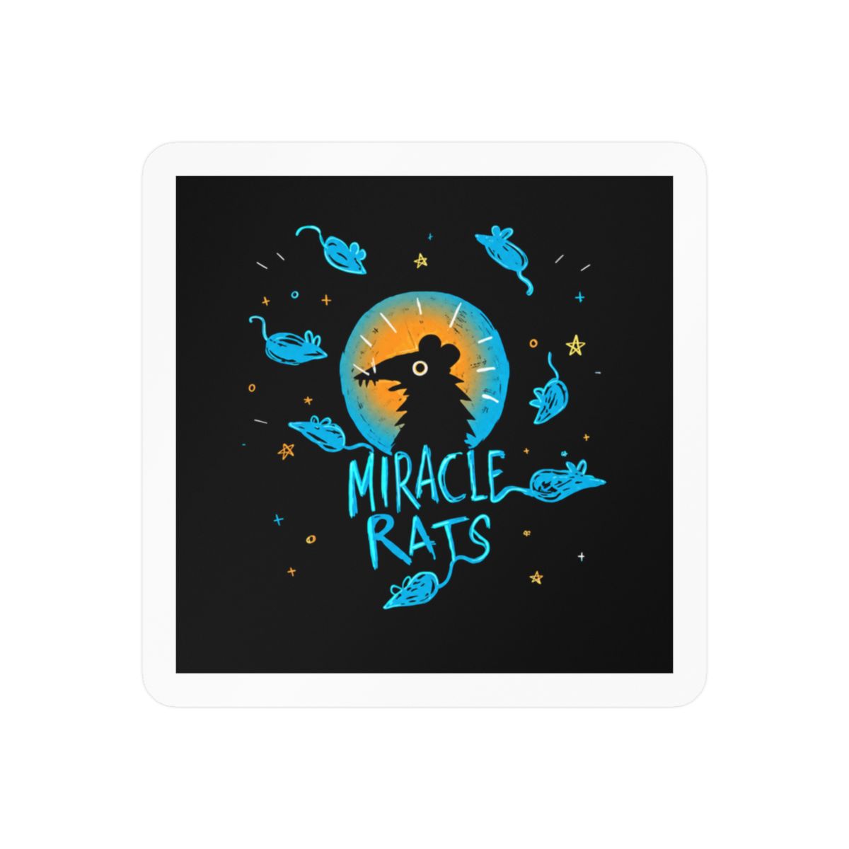 Night in The Woods Miracle Rats Bumper Sticker Window Water Bottle Decal 5" - Official stickers merchandise
