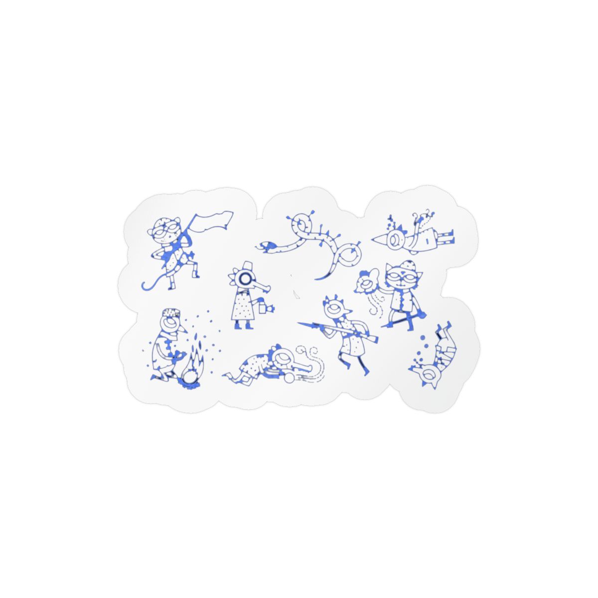 Leyland Designs Night in The Woods Constellations Bumper Sticker Window Water Bottle Decal 5 - alternate angle 4, merchandise